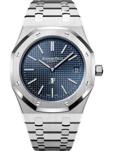 Audemars Piguet Royal Oak Extra-Thin Stainless Steel Blue 15202ST.OO.1240ST.01