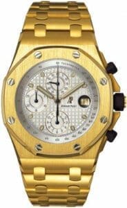 Audemars Piguet Royal Oak OffShore 25721 Chronograph Yellow Gold Silver    25721BA.O.1000BA.03