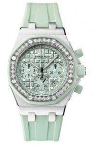 Audemars Piguet Royal Oak OffShore 26048 Lady Chronograph Stainless Steel Green    26048SK.ZZ.D035CA.01
