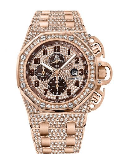 Audemars Piguet Royal Oak OffShore 26215 T3 Pink Gold Diamond Bracelet 26215OR.ZZ.1239OR.01