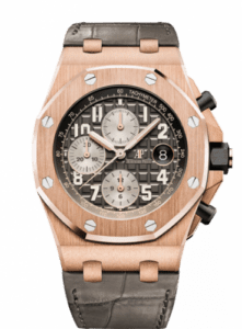 Audemars Piguet Royal Oak Offshore 42 Pink Gold / Grey / Alligator 26470OR.OO.A125CR.01