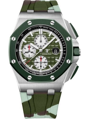 Audemars Piguet Royal Oak Offshore 44 Stainless Steel Ceramic Khaki Rubber 26400SO.OO.A055CA.01