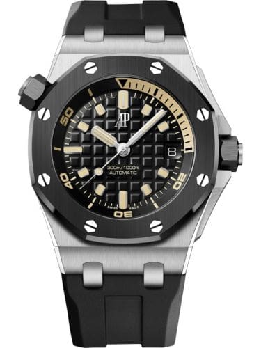 Audemars Piguet Royal Oak Offshore Diver White Gold Black 15720CN.OO.A002CA.01
