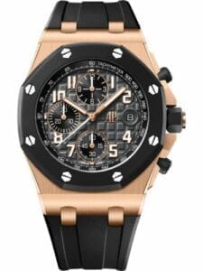 Audemars Piguet Royal Oak Offshore Pink Gold - Rubberclad Black Bracelet   26238OK.OO.A002CA.01