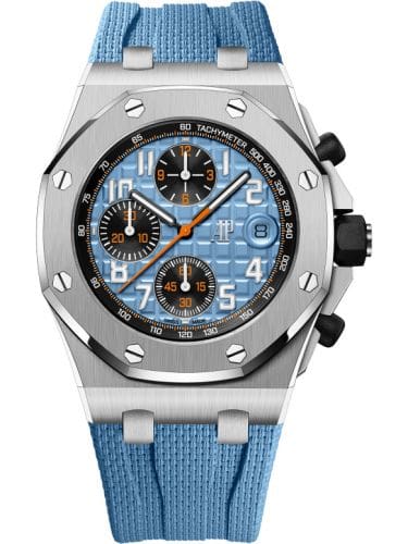 Audemars Piguet Royal Oak Offshore Stainless Steel Blue Rubber 26238ST.OO.A340CA.01