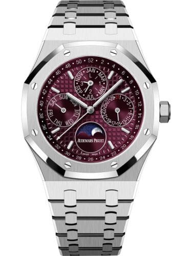 Audemars Piguet Royal Oak Perpetual Calendar 41 White Gold Purple 26574BC.OO.1220BC.01