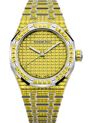 Audemars Piguet Royal Oak Self-Winding 37 Yellow Chrysoberyl 50th Anniversary 15554BC.RY.1274BC.01