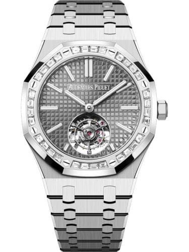 Audemars Piguet Royal Oak Self-Winding Flying Tourbillon White Gold - Baguette Grey 26730BC.ZZ.1320BC.01