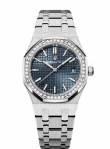 Audemars Piguet Royal Oak Selfwinding 34 Stainless Steel Diamond Blue Bracelet  77351ST.ZZ.1261ST.01