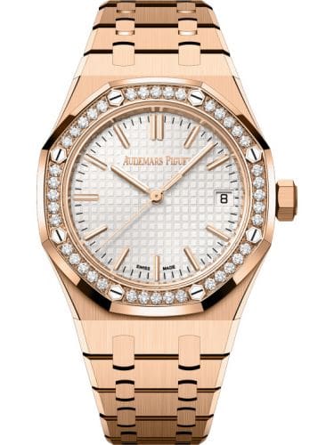 Audemars Piguet Royal Oak Selfwinding 37 Pink Gold - Diamond Silver 15551OR.ZZ.1356OR.04