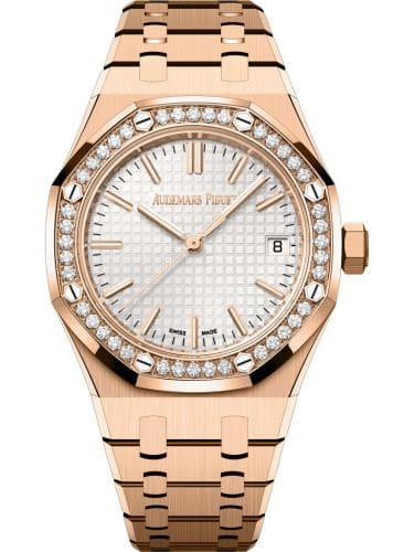 Audemars Piguet Royal Oak Selfwinding 37 Pink Gold - Diamond Silver 50th Anniversary 15551OR.ZZ.1356OR.01