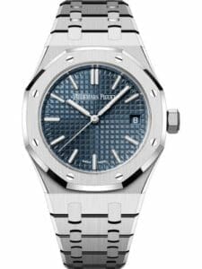Audemars Piguet Royal Oak Selfwinding 37 Stainless Steel Blue 50th Anniversary   15550ST.OO.1356ST.02