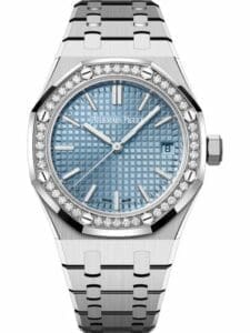 Audemars Piguet Royal Oak Selfwinding 37 Stainless Steel - Diamond Ice Blue    15551ST.ZZ.1356ST.04