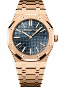 Audemars Piguet Royal Oak Selfwinding 41 Pink Gold Blue 50th Anniversary   15510OR.OO.1320OR.01