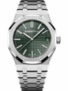 Audemars Piguet Royal Oak Selfwinding 41 Stainless Steel Green    15510ST.OO.1320ST.09