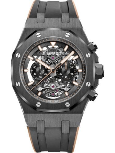 Audemars Piguet Royal Oak Tourbillon Chronograph Openworked Ceramic Pink Gold 26343CE.OO.D002CA.04