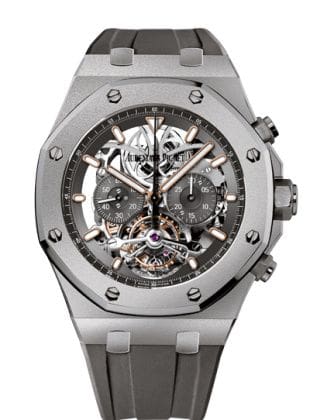 Audemars Piguet Royal Oak Tourbillon Chronograph Openworked Titanium Boutique Edition 26347TI.GG.D004CA.01