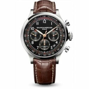 Baume & Mercier Capeland Chronograph 44 Black / Alligator 10067