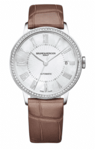 Baume & Mercier Classima 36.5 Automatic Stainless Steel / Diamond / MOP / Alligator 10222
