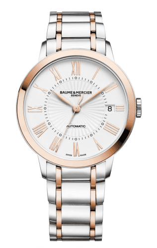 Baume & Mercier Classima 36.5 Automatic Stainless Steel / Red Gold / White / Bracelet 10223