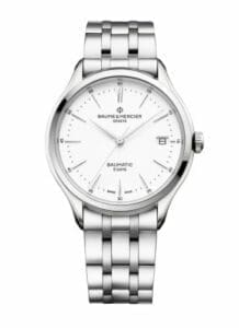 Baume & Mercier Clifton Baumatic Stainless Steel / White / Bracelet 10400