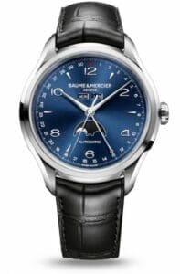 Baume & Mercier Clifton Complete Calendar Stainless Steel / Blue / Strap 10057