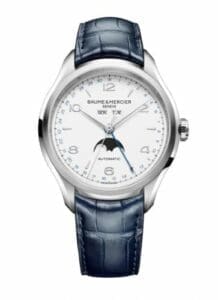 Baume & Mercier Clifton Complete Calendar Stainless Steel / White / Strap 10450