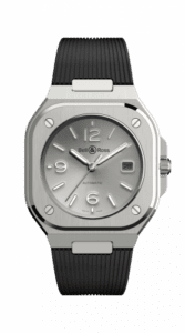 Bell & Ross BR 05 Stainless Steel / Silver / Rubber BR05A-GR-ST/SRB