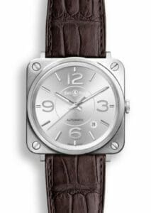 Bell & Ross BR S Officer Silver BRS92SISTSCR