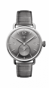Bell & Ross WW1 Argentium Ruthenium BRWW1-ME-AG-RU/SCR