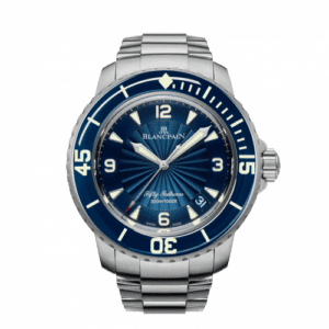Blancpain Fifty Fathoms Automatique Stainless Steel / Blue / Bracelet 5015D-1140-71B