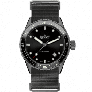 Blancpain Fifty Fathoms Bathyscaphe Ceramic / Black / NATO 5000-0130-NABA