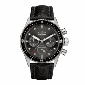 Blancpain Fifty Fathoms Bathyscaphe Flyback Chronograph Stainless Steel / Grey / Black Canvas 5200-1110-B52A