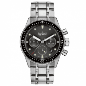 Blancpain Fifty Fathoms Bathyscaphe Flyback Chronograph Stainless Steel / Grey / Bracelet 5200-1110-70B