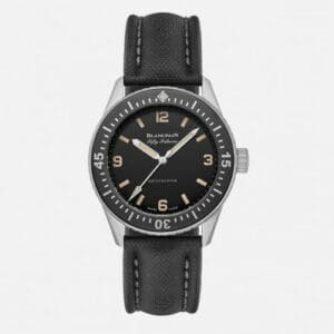 Blancpain Fifty Fathoms Bathyscaphe Stainless Steel / Hodinkee / Black Canvas 5100-1130-B52A