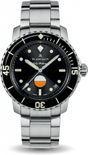 Blancpain Fifty Fathoms MIL-SPEC Stainless Steel / Black / Bracelet 5008-1130-71S