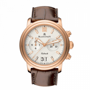 Blancpain Léman Chronographe Flyback Grande Date Red Gold / Opaline / Alligator 2885F-36B42-53B