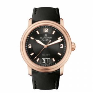 Blancpain Léman Grande Date Aqua Lung Red Gold / Black / Rubber 2850B-3630A-64B