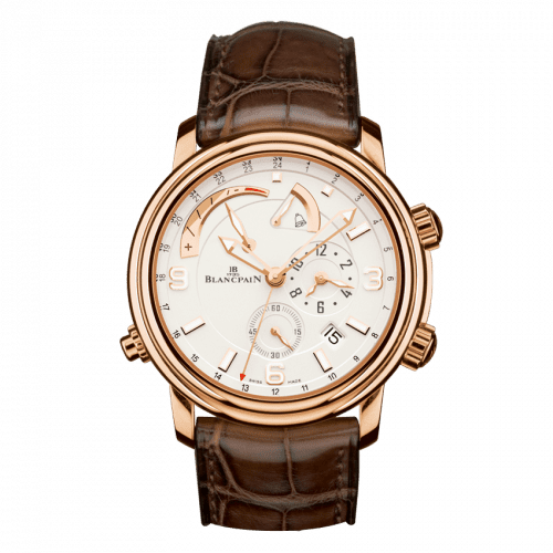 Blancpain Léman Réveil GMT Red Gold / Opaline / Alligator 2841-3642-53B