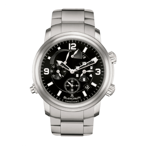 Blancpain Léman Réveil GMT Titanium / Black / Bracelet 2041-1230-98B