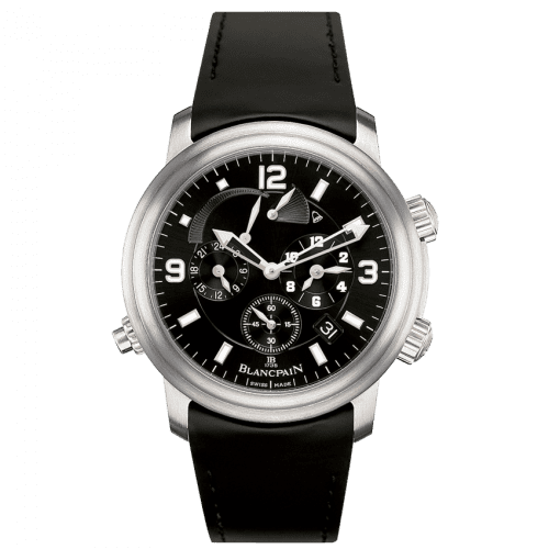 Blancpain Léman Réveil GMT Titanium / Black / Rubber 2041-1230-64B