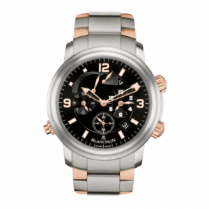 Blancpain Léman Réveil GMT Titanium / Red Gold / Black / Bracelet 2041-12A30-98A.B