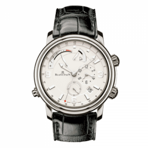 Blancpain Léman Réveil GMT White Gold / Opaline / Alligator 2841-1542-53B