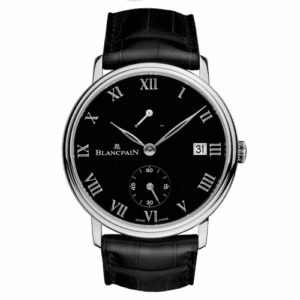 Blancpain Villeret 8 Jours Manuelle Platinum / Black Enamel 6614-3437-55B