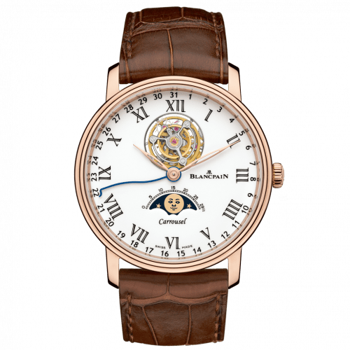 Blancpain Villeret Carrousel Phase de Lune Red Gold 6622L-3631-55B