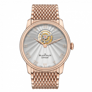 Blancpain Villeret Carrousel Volant Une Minute Red Gold / Bracelet 66228-3642-MMB