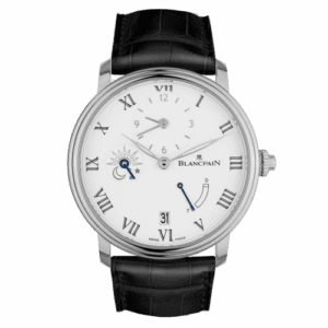 Blancpain Villeret Demi-Fuseau Horaire 8 Jours White Gold / Enamel 6661-1531-55B