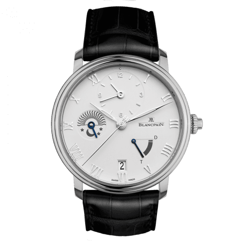 Blancpain Villeret Demi-Fuseau Horaire Stainless Steel / White 6660-1127-55B