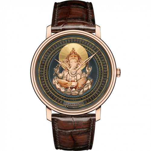 Blancpain Villeret Manuelle Piece Unique Shakudō Ganesh 6615-3616-55B - 4