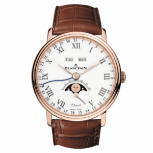 Blancpain Villeret Quantieme Complet 8 Jours Red Gold / Enamel 6639-3631-55B